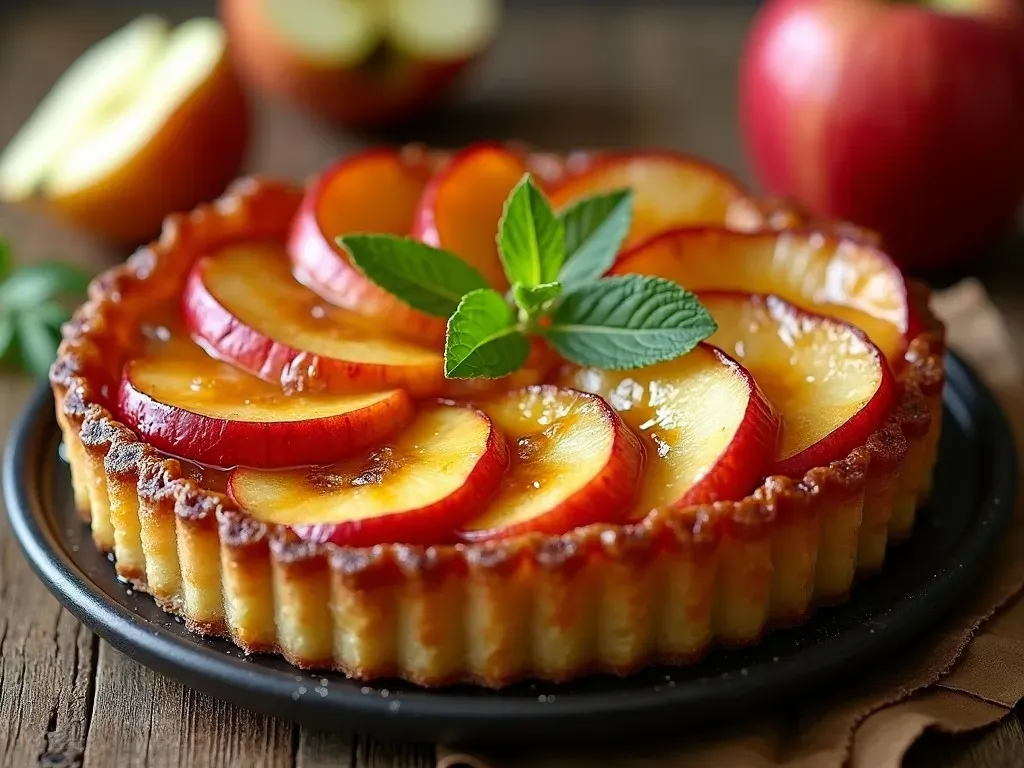 Dessert aux pommes Tarte Tatin