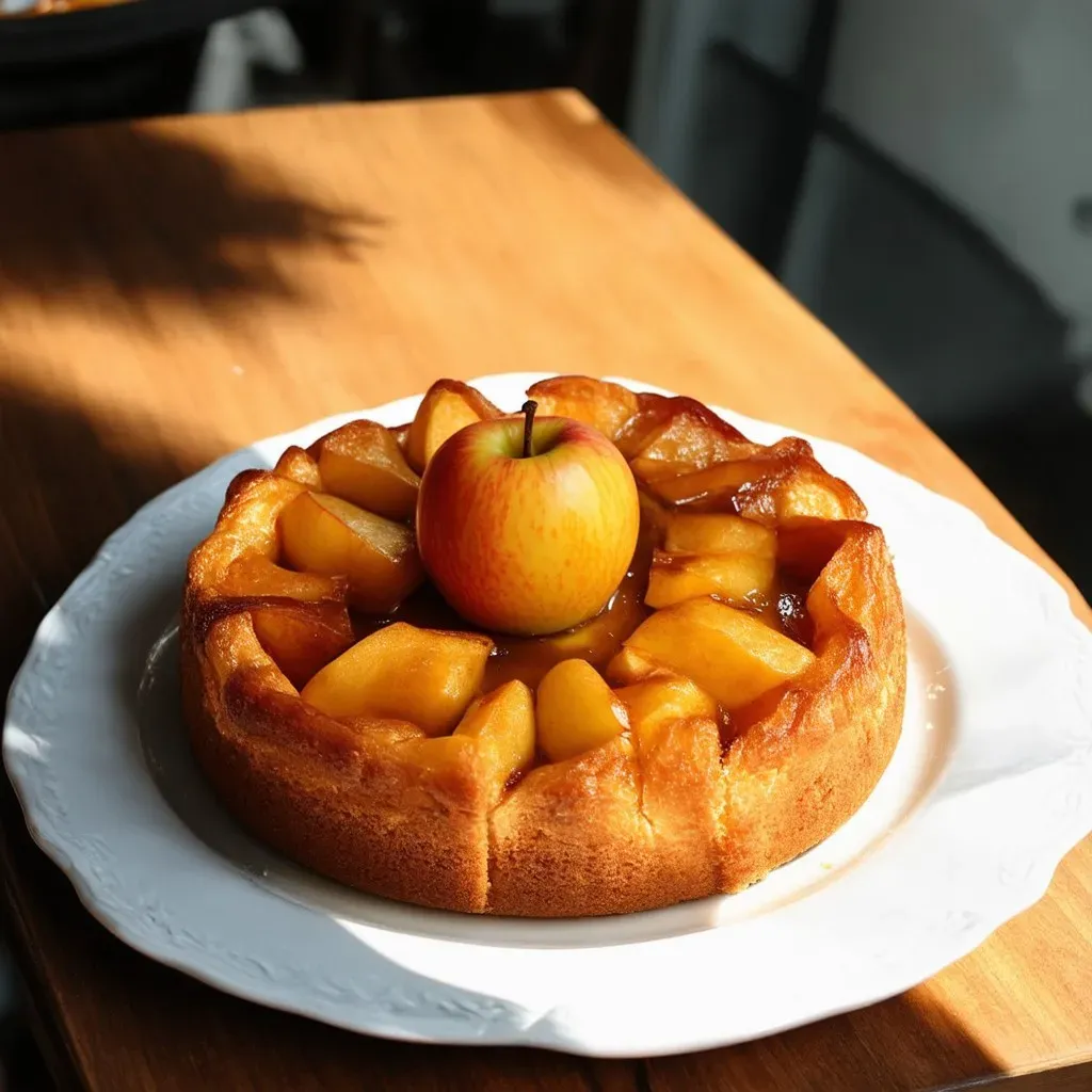 Gâteau Tatin Cuit