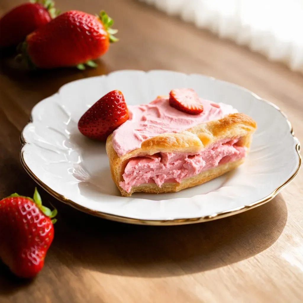 Gâteau fraise crème pâtissière