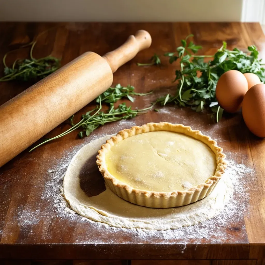 Préparation de la pâte à quiche