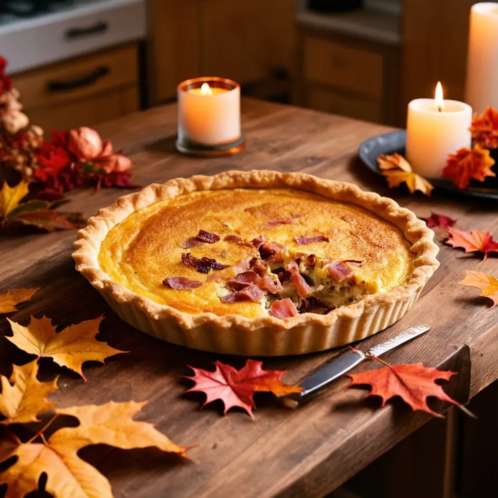 Quiche aux Poireaux et Lardons