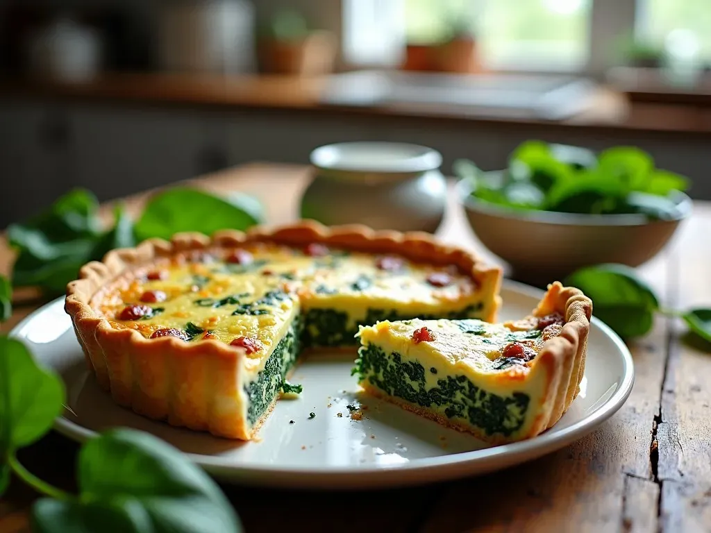 Quiche healthy aux épinards