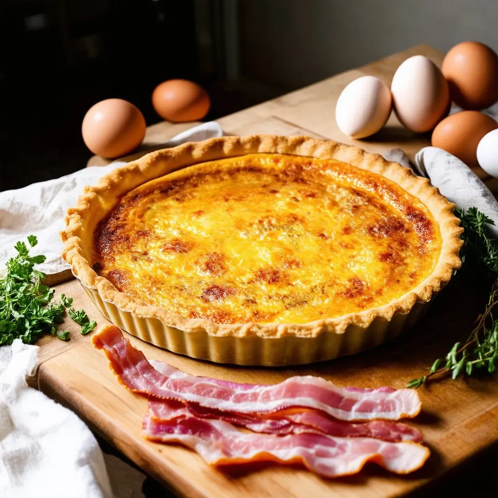 Recette de quiche lorraine