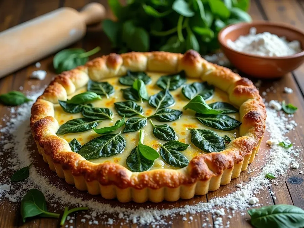 Tarte aux Épinards