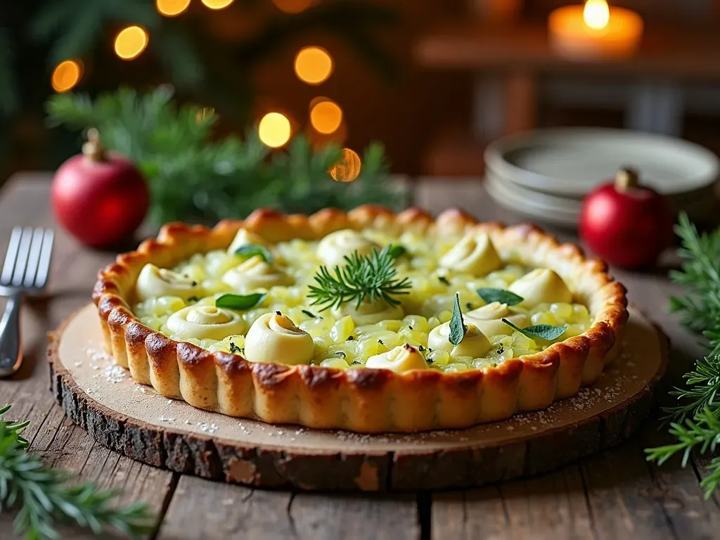 Tarte aux Poireaux et Chèvre