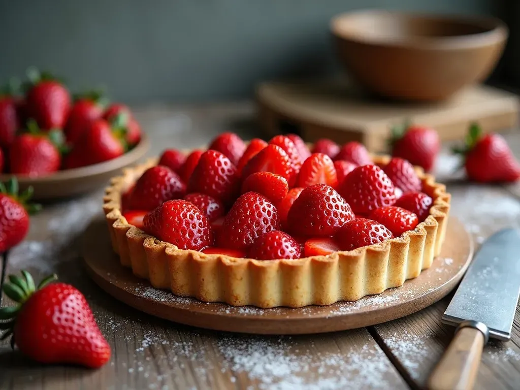 Tarte aux fraises