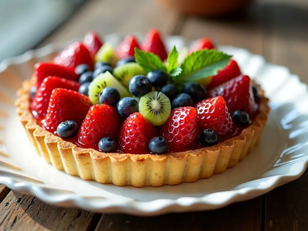 Tarte aux fruits pâte feuilletée