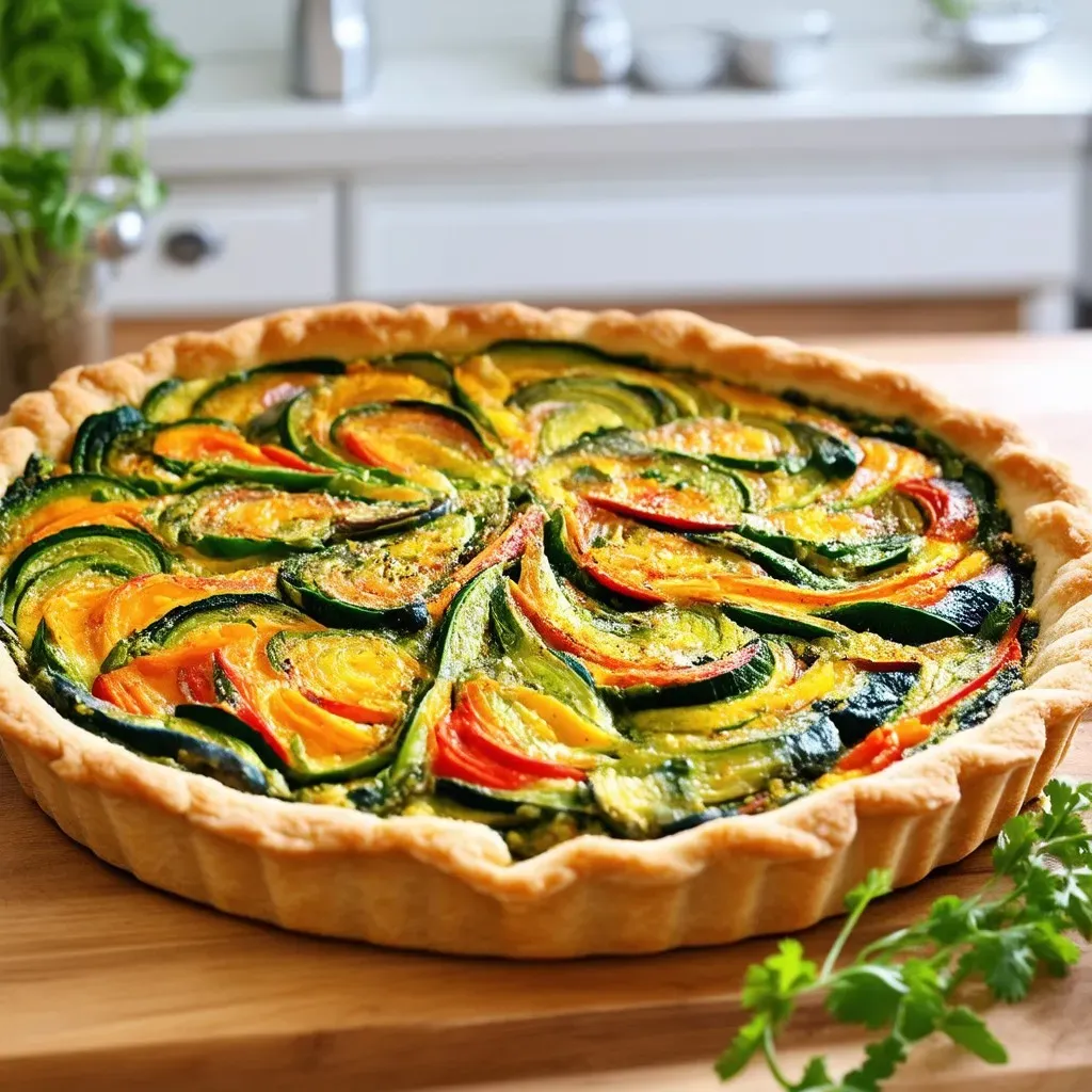 Tarte aux légumes de saison