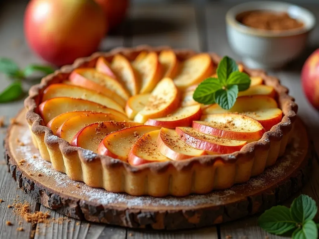 Tarte aux pommes sans compote