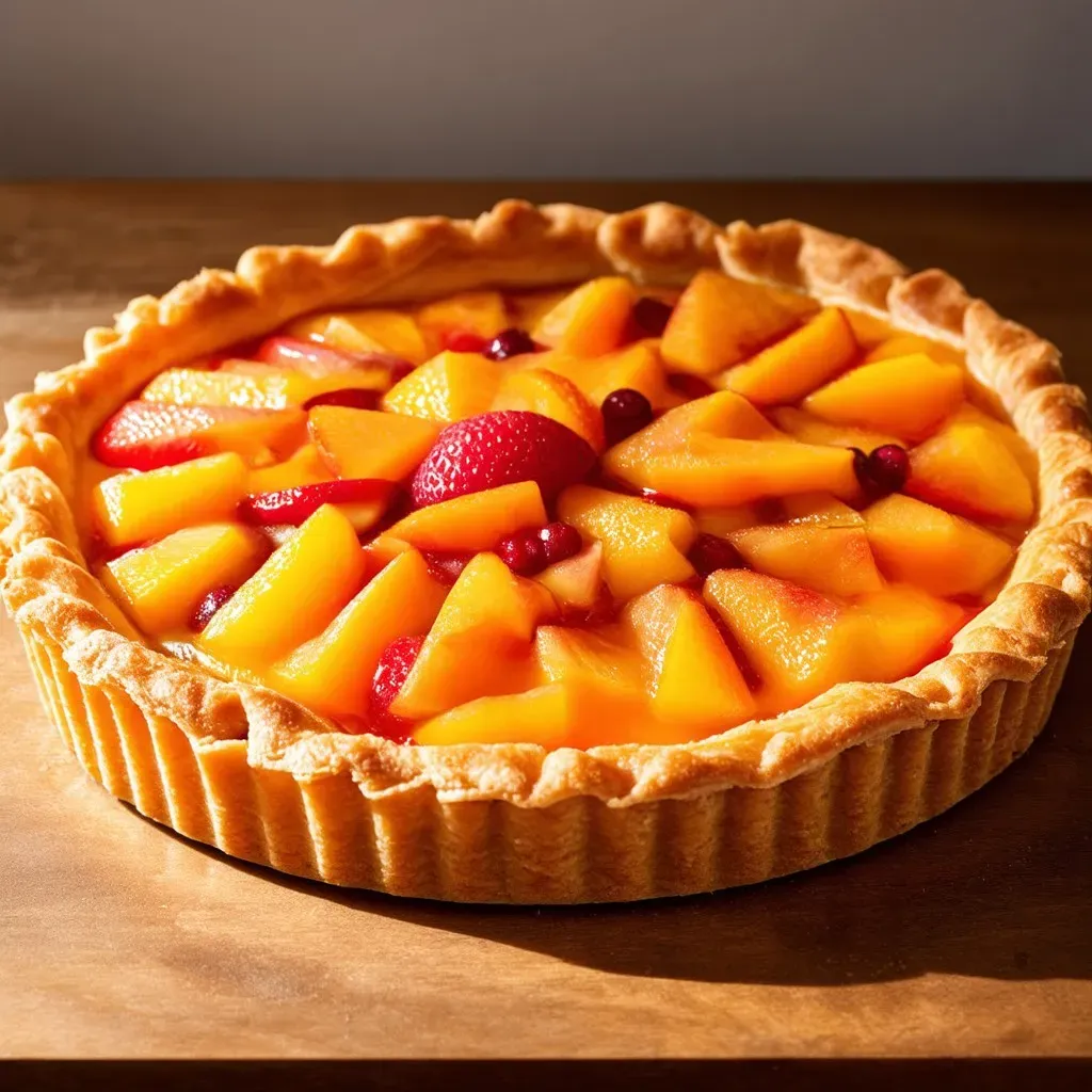 Tarte avec pâte feuilletée