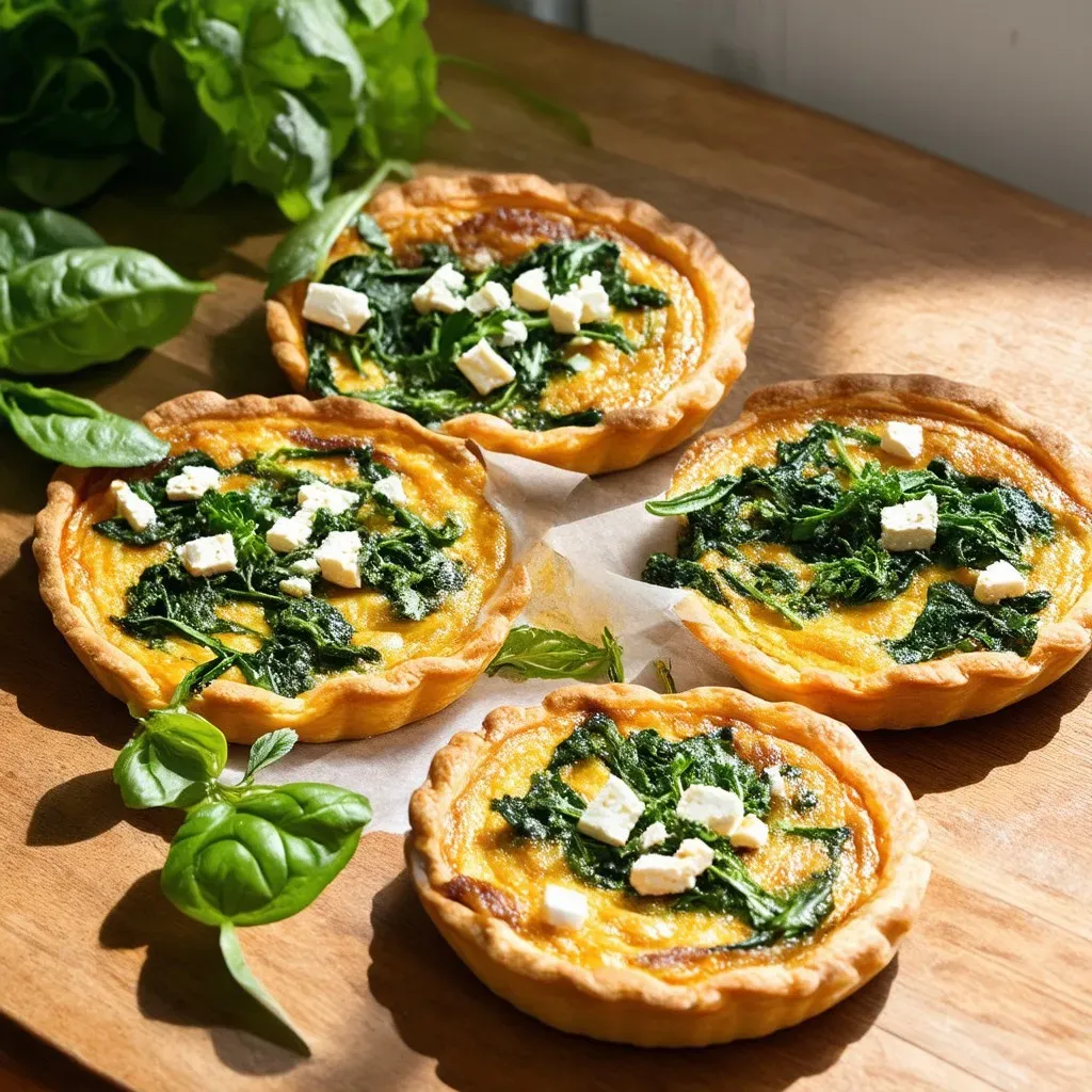 Tartelettes aux Épinards et Feta