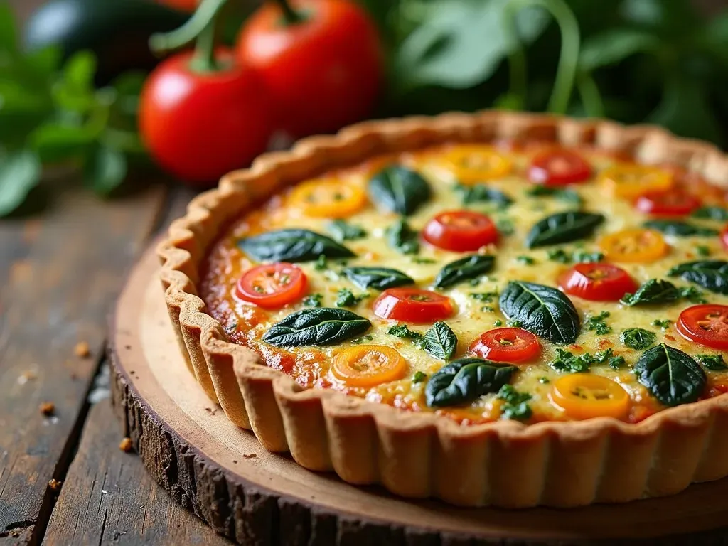 Vegetable quiche