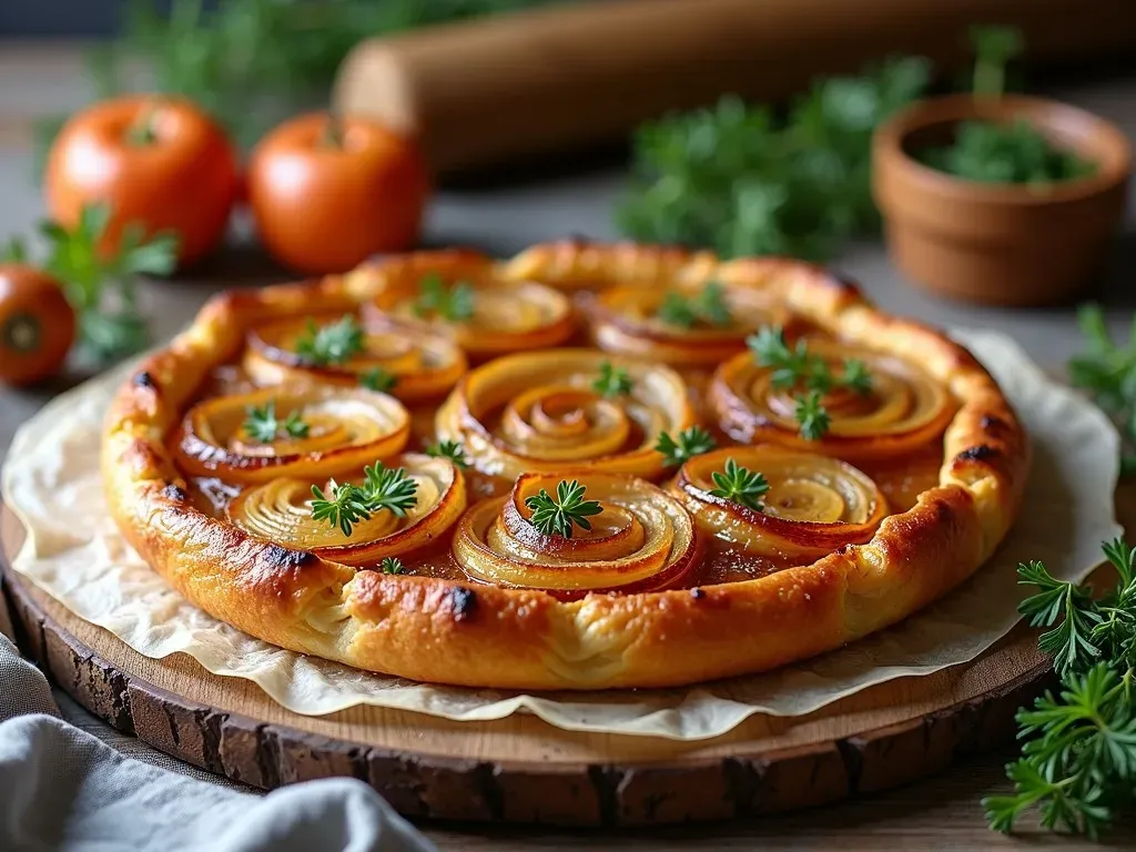 tarte à l oignon sans crème